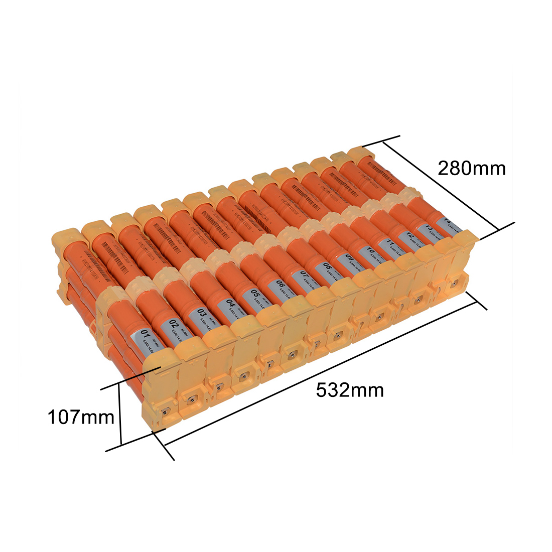 14.4V 6.5Ah Ni-MH Hybrid Battery Module Replacement for Toyota Prius Lexus Camry Corolla Yaris Aqua Auris